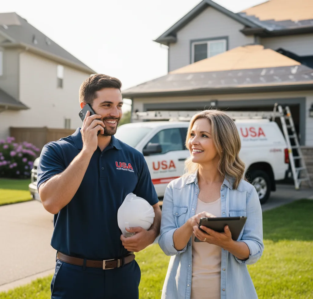 USA Roof Repair Experts customer support in Leawood
